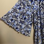 Lilly Pulitzer Delaney Becton Blue Swing Tunic Dress Medium Embroidered Photo 9