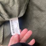 ZARA Green Maxi Skirt with Woven Belt Flare A Line Midi Length linen blend XS Photo 8