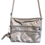 Kipling  Alvar Crossbody Metallic Bag Monkey Key Chain Fob Excellent Condition Photo 9