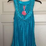 Heart soul  Sleeveless Top with Studs Around Neck Photo 0