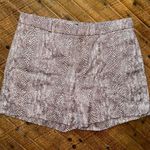 Banana Republic brown snakeskin textured size 4 shorts Photo 0