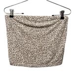 American Eagle Soft & Sexy Rib Tube Top in Light Brown Leopard Print Size L NWOT Photo 4