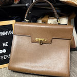 Valentino Garavani  Vintage Leather Top Handle Photo 0