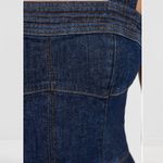 Simkhai Cici Bustier Denim Midi Dress. NWT. Size 14, (runs small). Blue Photo 4