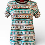 AMPNA Thailand Andean Tibetan Style Folk Print T Photo 0