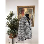 Kasper Women’s Houndstooth Blazer Jacket 6 Black White Dressy Career One Button Photo 1