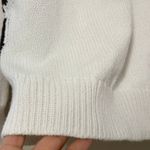 Skull Cashmere Dinah Sweater Size Small Side Skull Cotton Knit White Chunky Photo 6