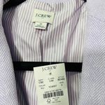 J.Crew NEW  Herringbone One-Button Blazer Purple Size 2 XS Linen Blend Preppy Photo 11
