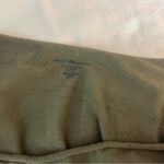 Brandy Melville Olive Green Bonnie Top Long Sleeve, Off Shoulder, Hip-Length Top Photo 3