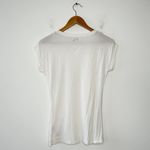 Reiss Sequin Pocket T-shirt Womens Size XS Sugar White Basic Casual Normcore Photo 2
