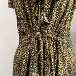 Old Navy Leopard Print Waist Defined Ruffle Trim Mini Dress Size XL Photo 5
