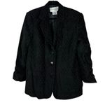 Jaeger  Black Button Close Coat Size 14 Photo 0