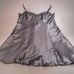 Victoria's Secret VICTORIA’S SECRET Vintage Grey Lace Slip Dress with Slit Photo 6