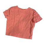 Wild Fable Salmon Pink 90s Crop Top Short Sleeve Stretchy XS Casual Photo 1