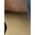 Fly London Women's Size 38 D'Orsay Block Heels Black Suede Ankle Lace Tie Up Photo 11