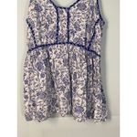 Knox Rose Women's Floral Print Cami top Size Medium Blue White Photo 5