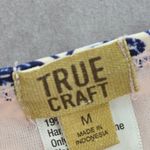 True Craft  Blue Floral Bikini Cheeky Bottom Swimwear Medium Photo 2