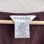 GEORGE Vintage Brown V Neck Floral Embroidered Cottagecore Sleeveless Tank Top Size L Photo 6