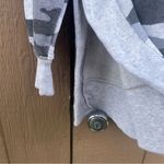 Aerie Womens Sweatshirt Gray Grey Desert Camo Oversized Side Slits Size XS Photo 7