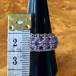 Rose de France Amethyst Sterling Silver Ring Size 9 Purple Photo 6