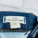 Madewell Rigid Demi Boot Crop Raw Hem Jeans in MacGill Wash Size 26 Photo 11