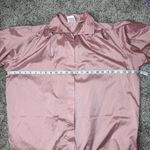 Vintage Mary Kay Consultant Jacket Smock Pink Large L 1988 Long Sleeve Satin Photo 8