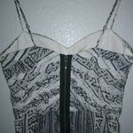 Twelfth Street Cynthia Vincent 4 XS Silk White Snake Mini Dress Gray Photo 11