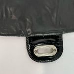Chico's Quilted Puffer Baguette Black Bag Photo 11