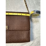 Etienne Aigner Vintage  Woven Brown Crossbody Shoulder Handbag Photo 11
