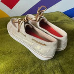 Sperry Goldtone Camo  Top Sider Boat Shoes Leather EUC! Size 7.5 021‎ Photo 1
