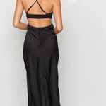 Beginning Boutique  Taleah Maxi Dress Cut-Out Black Photo 1