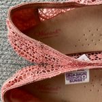 Vintage 90’s Wanted Blush Pink Peach Crochet Flats Size 7.5 Photo 3