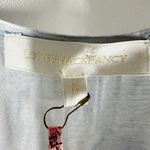 Love Shack Fancy Risley Heather Blue Hand Dye Asymetrical Midi Dress Size Medium Photo 3