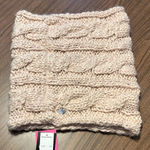 Betsey Johnson NEW  Knit Cowl Neck Scarf Pearls Light Pink NWT Photo 0