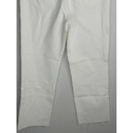 ZARA White Mom Jeans Women's Size 4 Cotton High Waist Preppy Tapered Raw Hem Photo 7