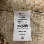 Talbots EUC  Petite Gold Metallic Medallion Button Cardigan Sz P Photo 9