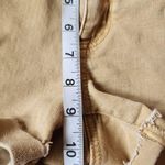 American Eagle  Golden Khaki High Rise Shortie Denim Shorts Size 2 Photo 4
