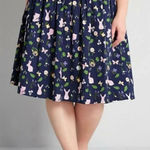 Modcloth collectif bunny mushroom butterfly skirt 2 Photo 0