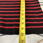 The Kooples Womens Sweater Black Red Striped Buttoned Shoulder $395 Size 1 /US S Photo 9