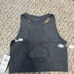 Gilly Hicks NWOT  gray workout top S Photo 2