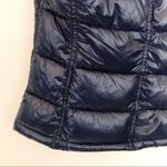 Gap Faux Fur Puffer Vest Jacket Navy Blue Cozy Primaloft Down Alternative XS new Photo 8