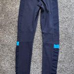 Adidas  Leggings Women Small Navy Blue Wind Tight Performance Mid Rise Photo 7