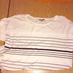 Women’s Sweater Short Sleeve Shirt Ruched Sides 1X White Photo 0
