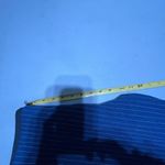 A New Day  Women's High Rise Skinny Ankle Pants Navy Blue Pinstripe 8 Regular Photo 7