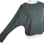 H&M charcoal gray high neck sweater relaxed casual neutral preppy oversized Photo 1