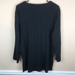 Billabong  Women’s Boho Black Lace-Up Tassel Front Beach Cover-Up Tunic Dress Photo 5