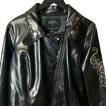 H.I.P. Y2K Vintage LL Cool J Jacket Rap Hop Rhinestones Classic Long Sleeve Faux 1X Photo 1