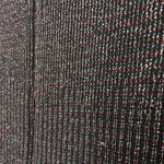 R & M Richards Dress Size 14 Black Metallic Sparkle Long Sleeve Stretchy Party Photo 5