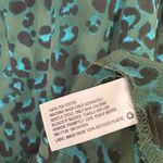 Ava & Viv Ava &‎ Viv Teal Animal Print Blouse Size 2X Photo 6