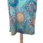 Bo Bel Swing Casual Printed Dress Aqua Blue Size Medium Photo 1